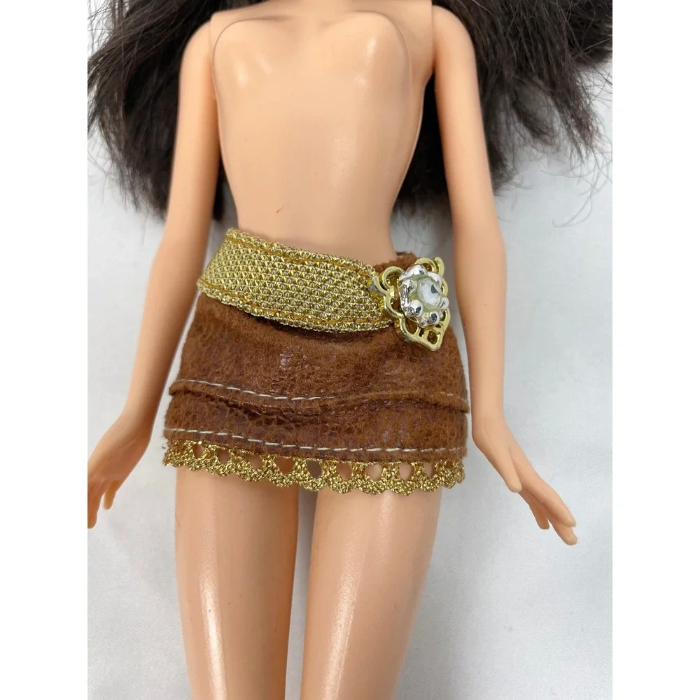 Barbie Doll My Scene Cub‎ Disco Delancy Brown Hair Purple Lips Eyes 1999 Mattel